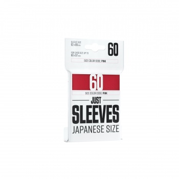 Gamegenic Just Sleeves: Små Røde Kortlommer 60 stk.