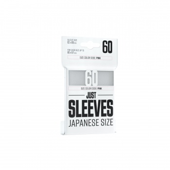 Gamegenic: Just Sleeves - Små Japanske Kortlommer Hvid
