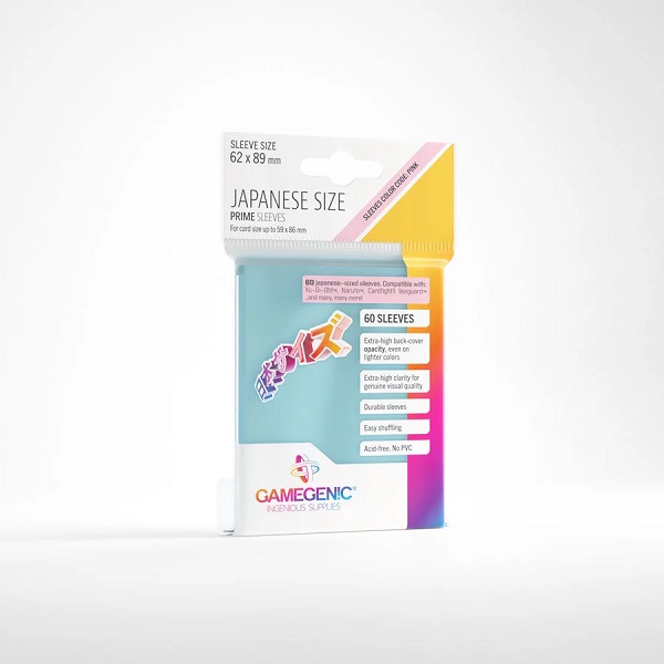 Gamegenic Prime Sleeves - Klare kortlommer til spil