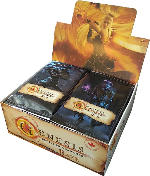 Genesis: Battle Of Champions TCG Raze Booster Display Box