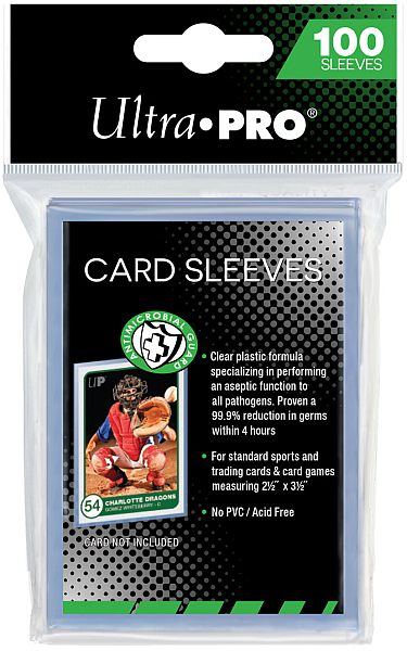 100 Lommer Ultra Pro Antimicrobial Soft Sleeves Bl 195 184 De Lommer God Til Opbevaring Mapper Clear Transparent Gennemsigtig Sleeves