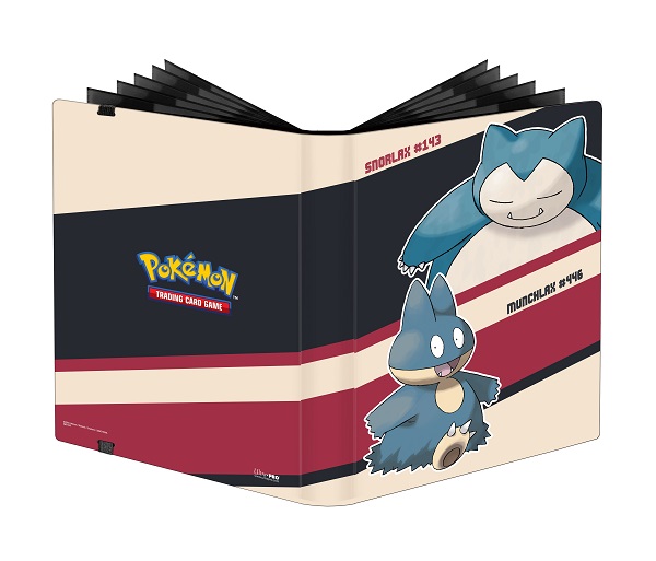 Mappe Pokemon: Snorlax Munchlax Pro-binder 18x20 Plads Til 360 Kort Ultra Pro 15954