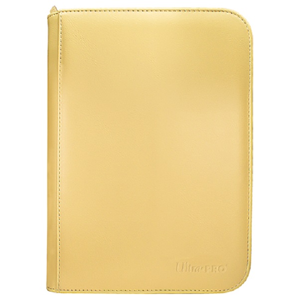 Mappe med lynlås - Vivid 4-lomme PRO-binder i gul