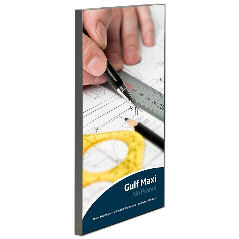 Maxiframe Gulf Enkeltsidet Bannerramme 150x200 cm
