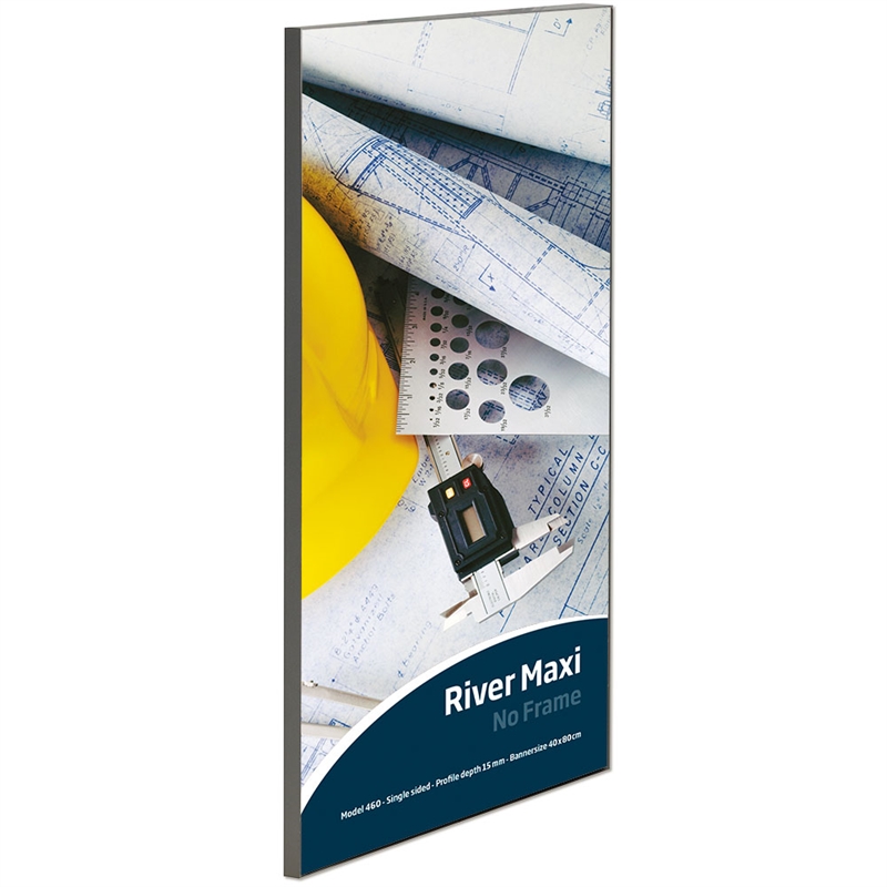 Maxiframe River Enkeltsidet Bannerramme 50x70 cm