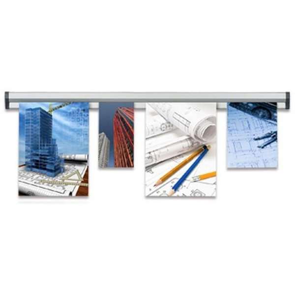 Memo Rail 125 cm - Smart ophæng til plakater og billeder