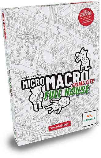 Micromacro: Crime City Full House Dansk Board Game