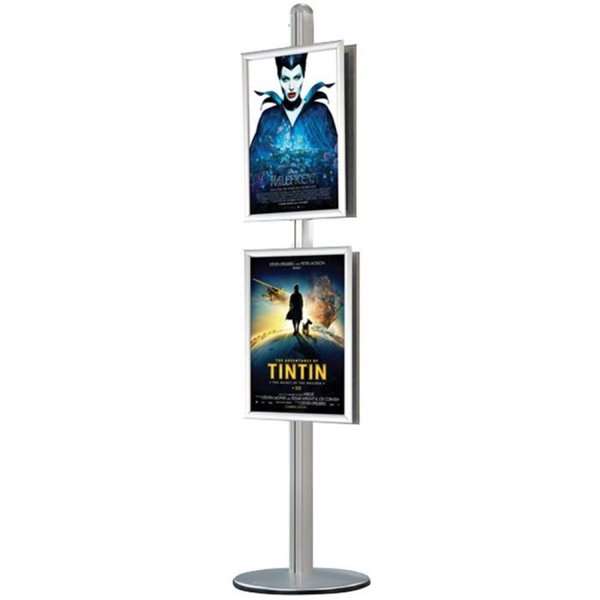 Dobbeltsidet Plakat Stander med Klaprammer 50 x 70 cm