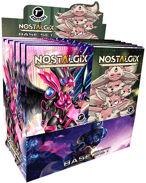 Nostalgix Tcg: Base Set 1st Edition Booster Box med 36 Pakker