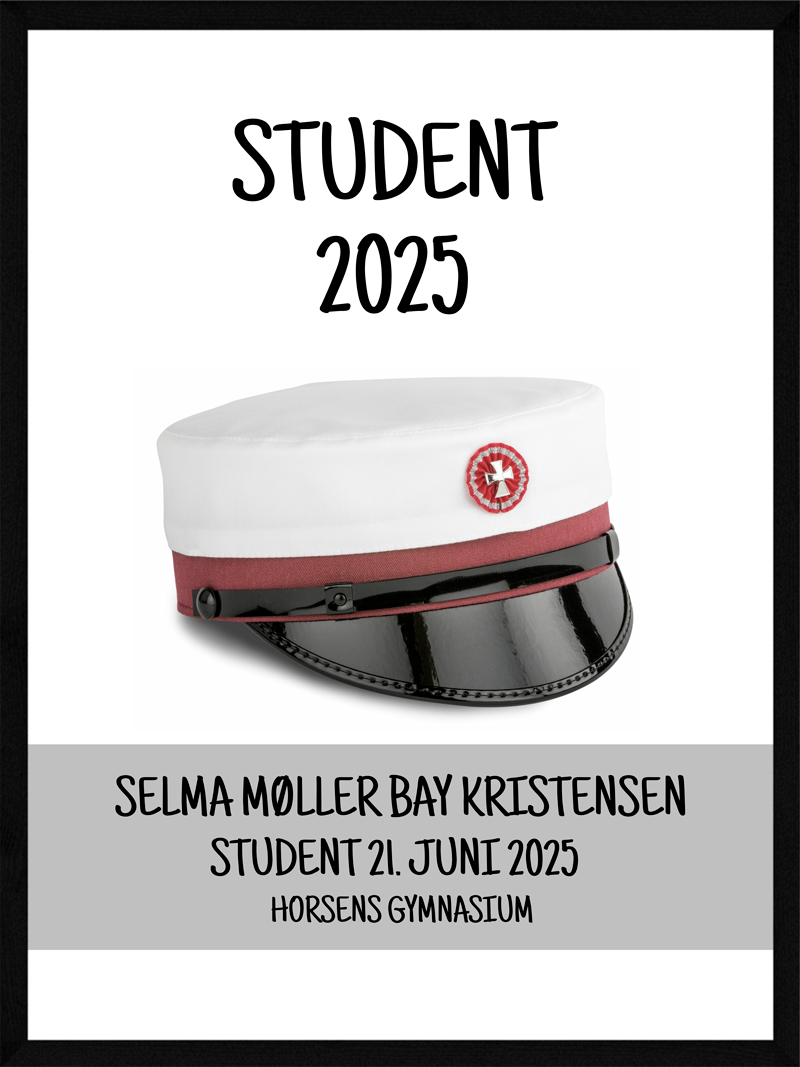Personlig Student Plakat