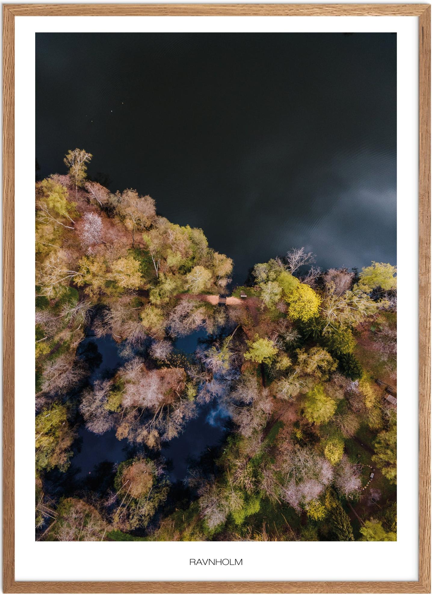 Plakat Ravnholm Naturplakat Plakater Nordsjælland Plakat Plakatsnedkeren Drone-plakater
