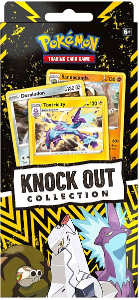 Pokémon Knock Out Samling: Toxtricity, Duraludon, Sandaconda