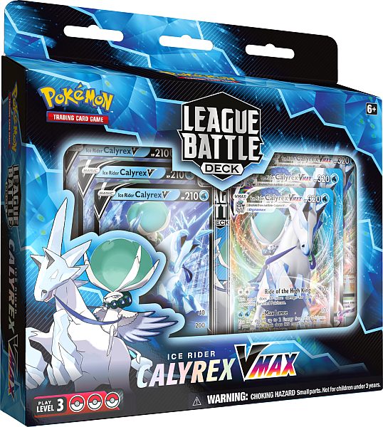 Pokémon League Battle Deck: Ice Rider Calyrex Vmax 2022
