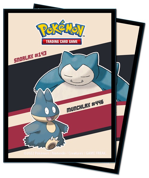 Pokémon Snorlax & Munchlax Deck Protector - Ultra Pro Sleeves