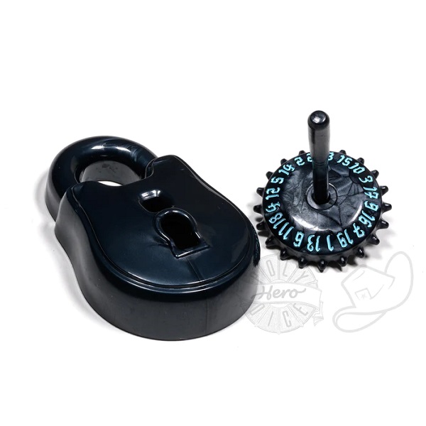 Polyhero Dice 20 Sidet D20 Terning Rogue: Lock Pick Cold Iron