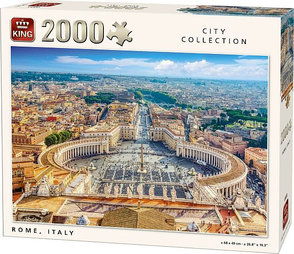 Puzzle - By Samling: Vatikanet, Rom, Italien, 2000 Brikker