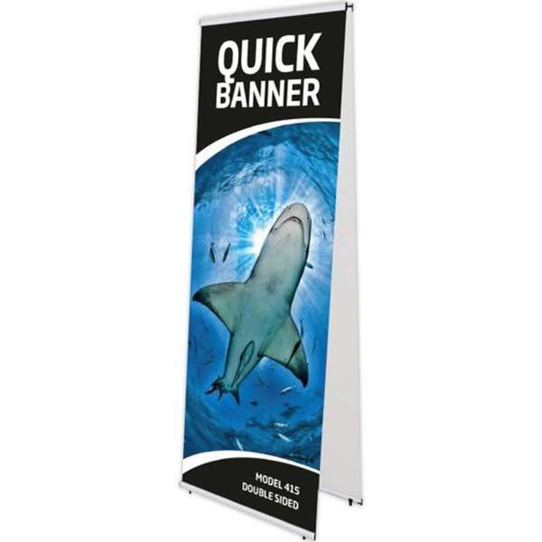 Quick Banner Dobbeltsidet Uden Print – Perfekt til Events