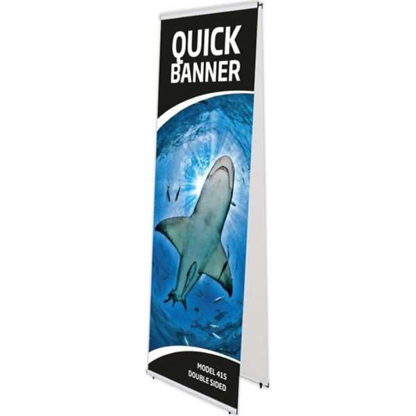 Dobbeltsidet Bannerstand – Perfekt til Black Friday!