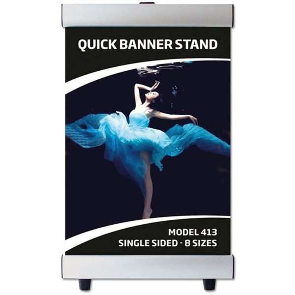 Quick Banner Stand - Enkeltsidet til Indendørs Præsentationer