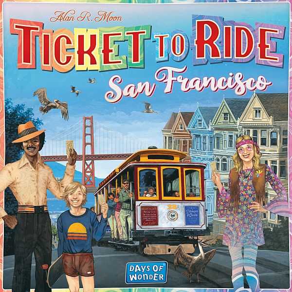 Ticket To Ride: San Francisco - Engelsk Grundspil