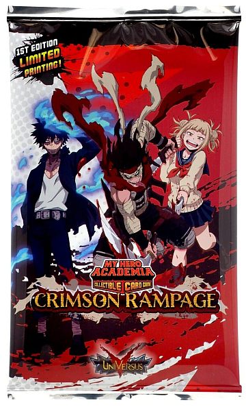Ufs My Hero Academia Kortspil: Crimson Rampage Booster Pack