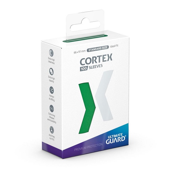 Ultimate Guard Cortex Kortlommer - Grøn 100 Stk.