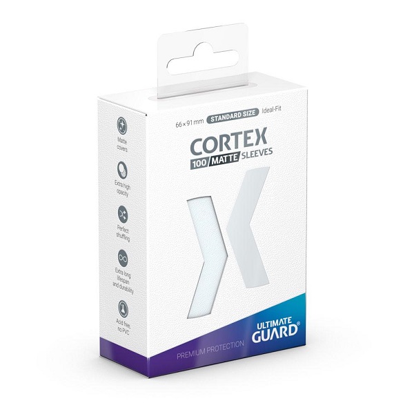 Ultimate Guard Cortex Kortlommer - Mat Transparent 100 stk.