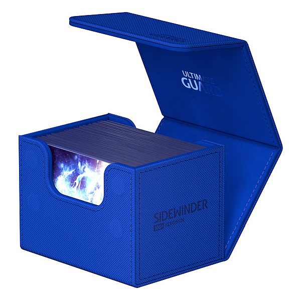Ultimate Guard Sidewinder Deck Box - Xenoskin Blå 100+ Kort