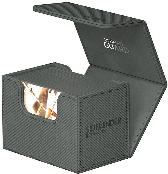 Ultimate Guard Sidewinder Deck Case Deck Box 80 Standard Size Xenoskin Monocolor Grey Gr 195 165