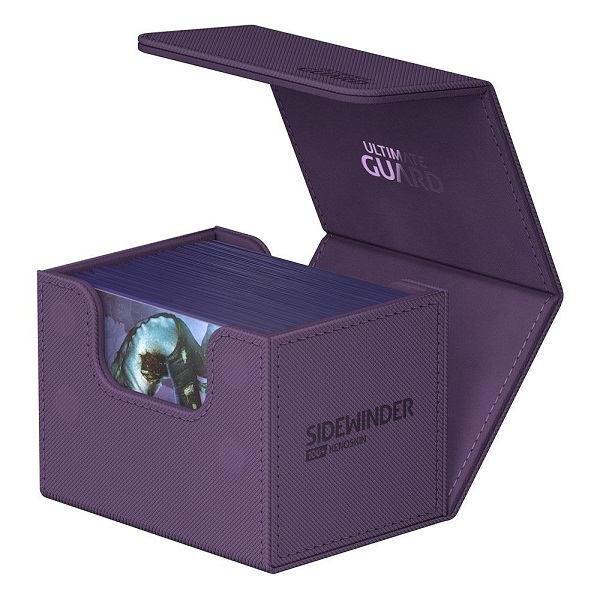 Ultimate Guard Sidewinder Deck Case Deck Box 100 Standard Size Xenoskin Monocolor Purple Lilla