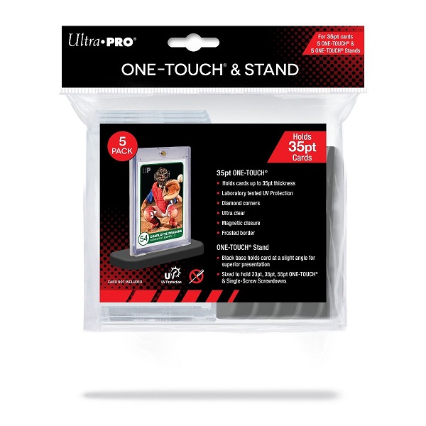 Ultra Pro One-touch Magnetic Holder Standard Size Quot Quot 35pt Uv Stand Pack Ultra Pro 15770