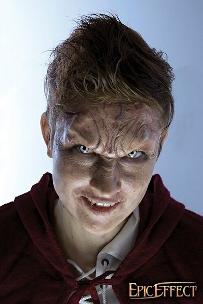 Vampire Brow - Lys Hud Maske til Rollespil