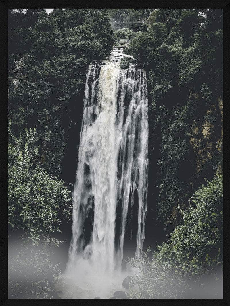 Vandfald Plakat - Smuk Naturplakat til Dit Hjem
