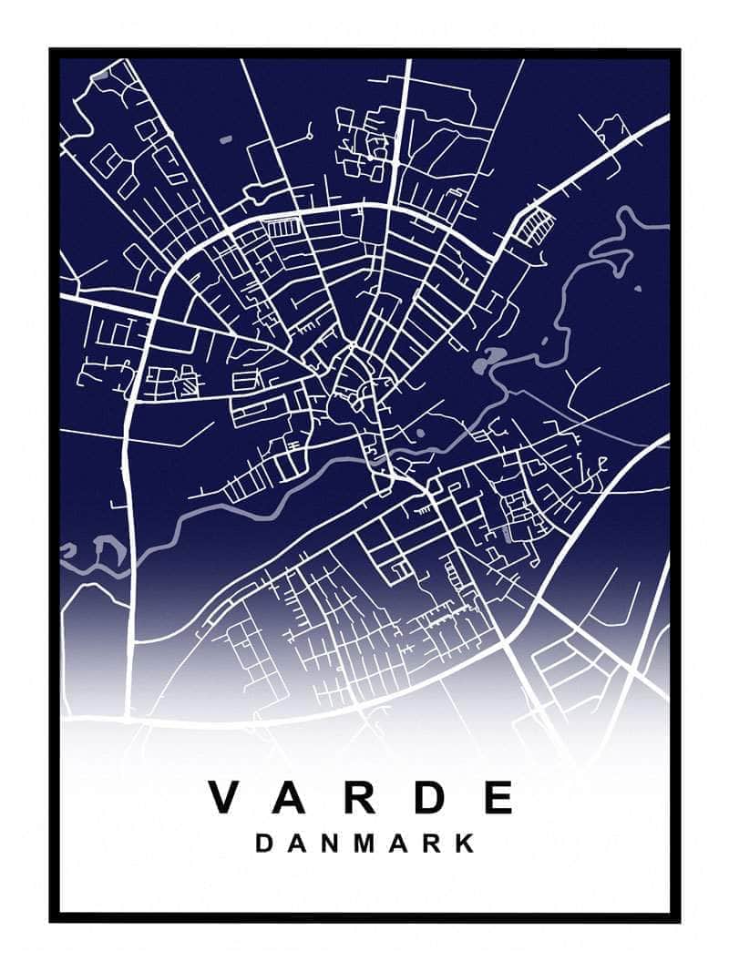 Varde Kortplakat – Oplev Vardes Skønhed!