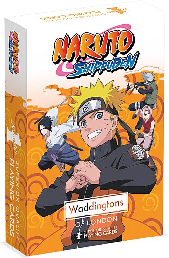 Naruto Spillekort - Traditionelt kortspil med ninjas!