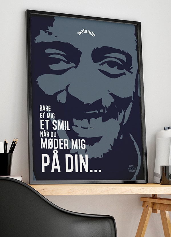 Wafande Plakat – Inspirerende Kunstværk til Hjemmet A4