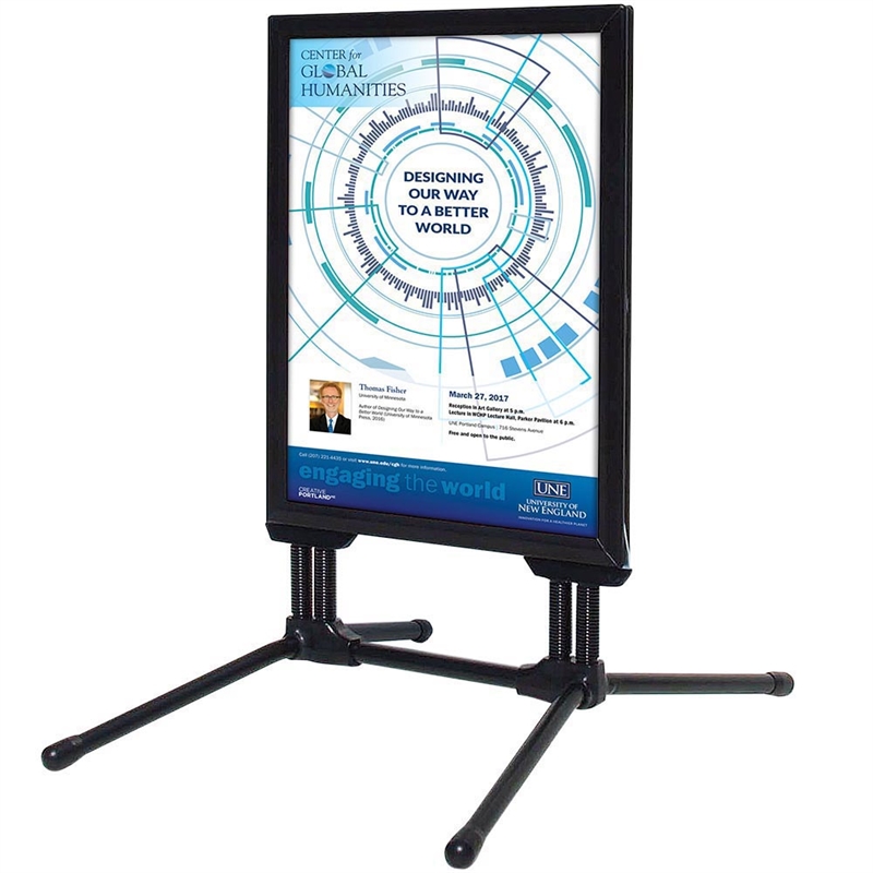 Wind-line Budget Gadeskilt 70 100 Cm Sort