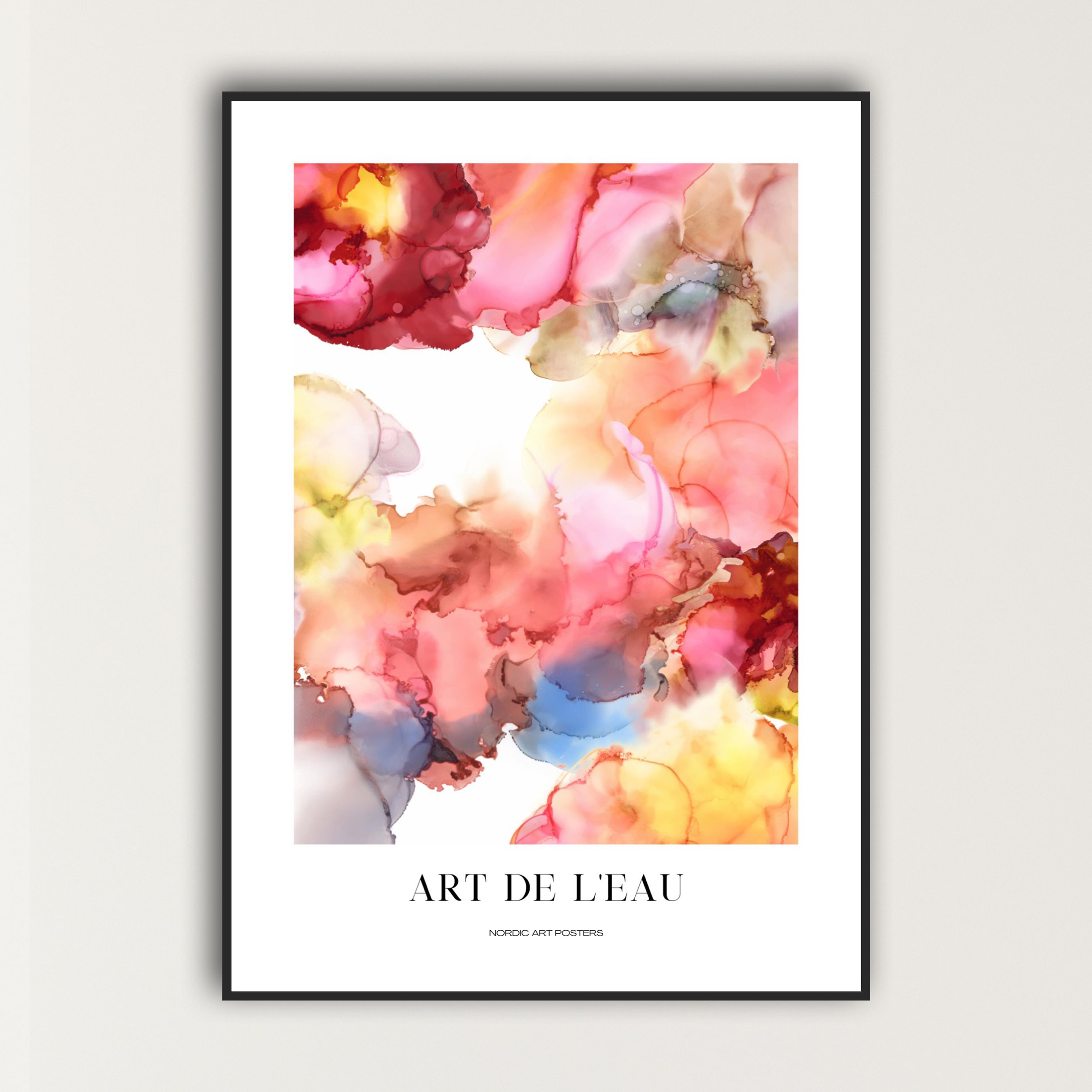 Art De Leau Plakat med Lys 30x40cm - Fantastisk Udsalg!