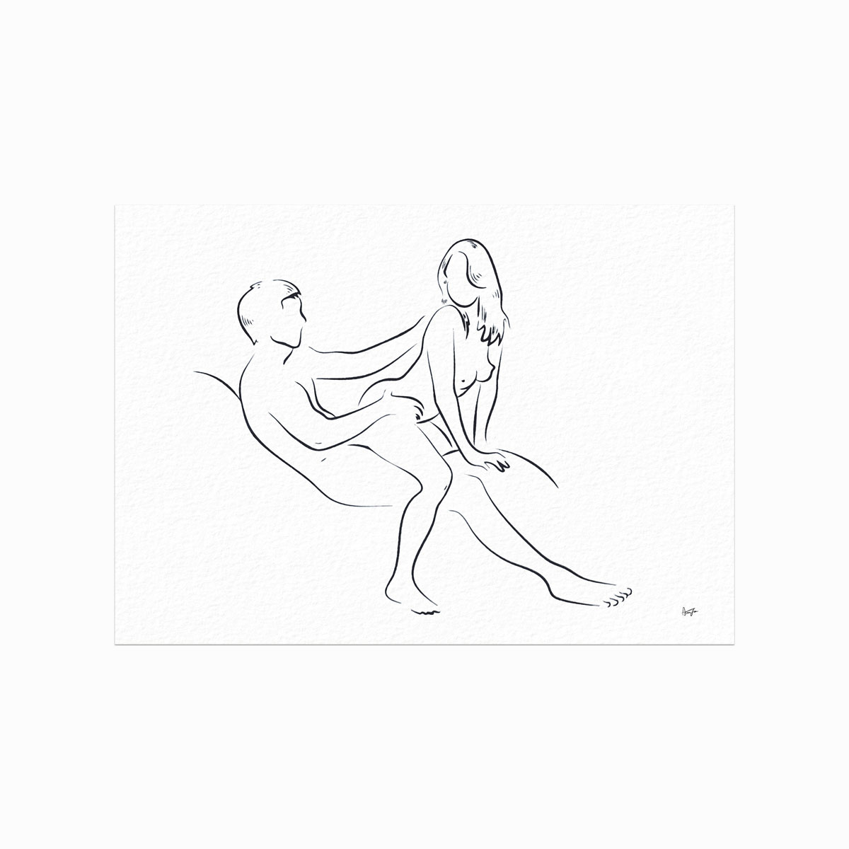 Art Of Desire 01 – Sensuel Plakat til Romantisk Indretning