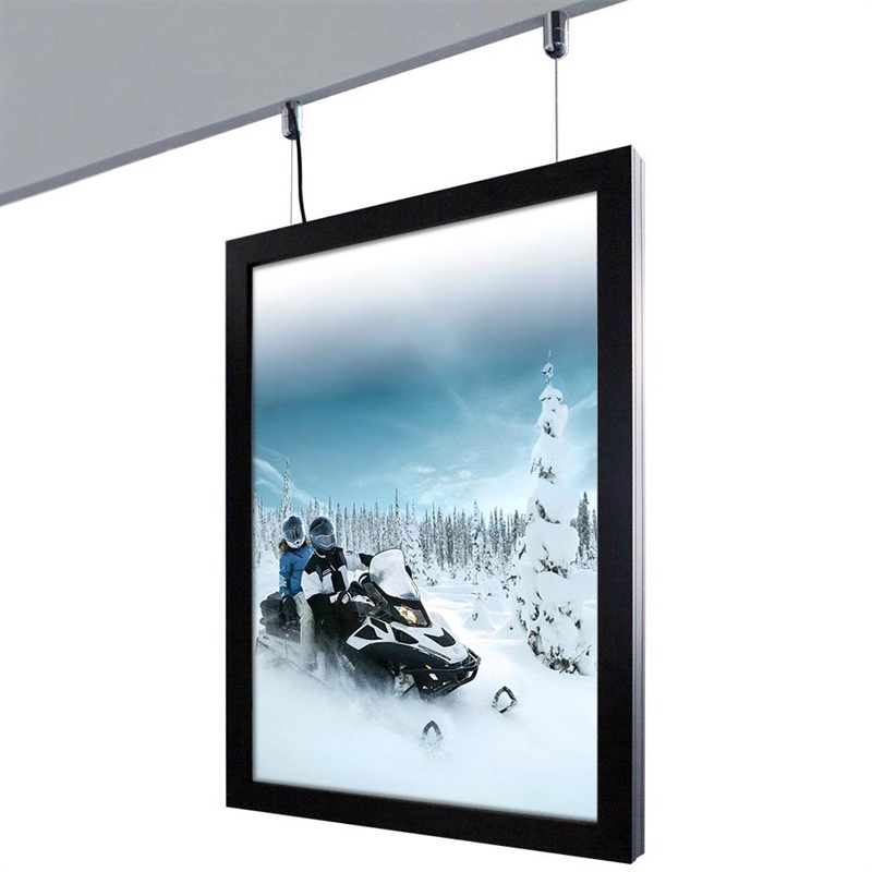 Crown LED Out Box - Dobbeltsidet A1 Plakatramme