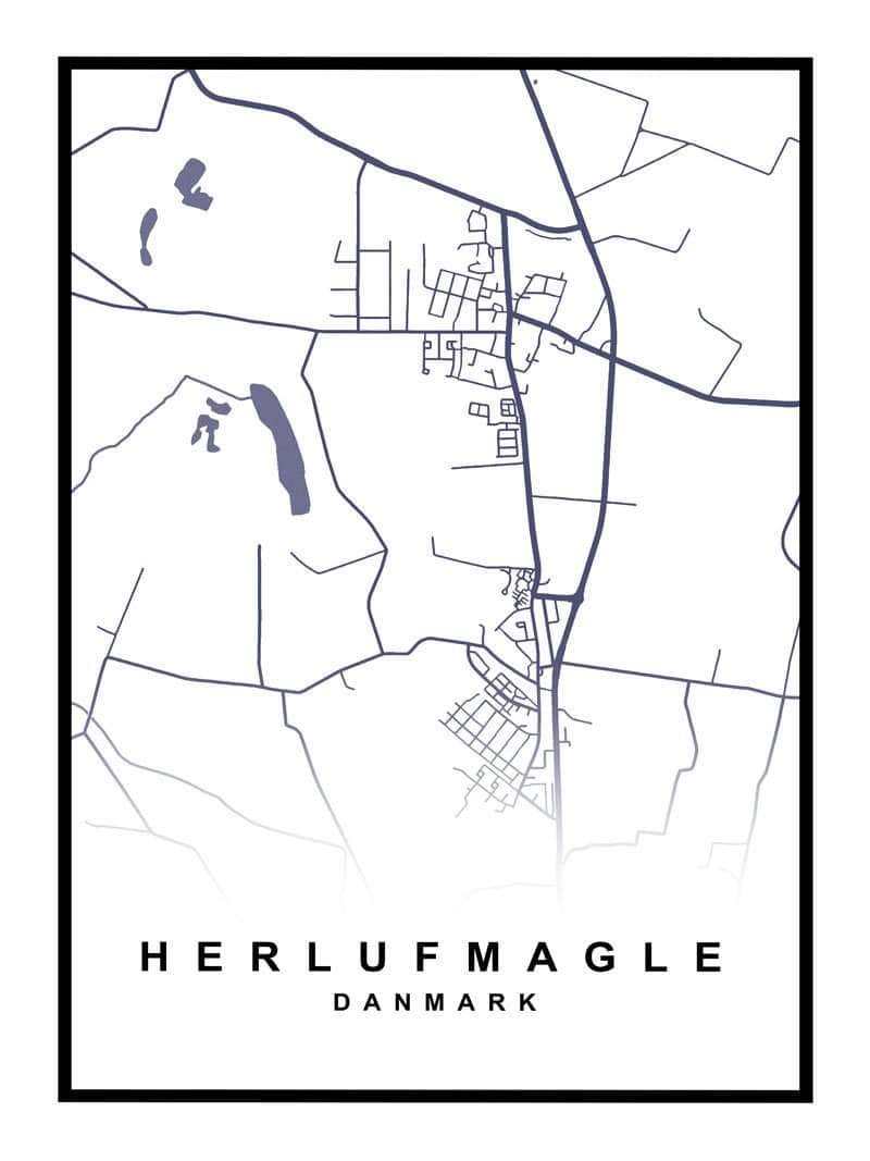 Herlufmagle Kortplakat – Perfekt til lokale entusiaster!