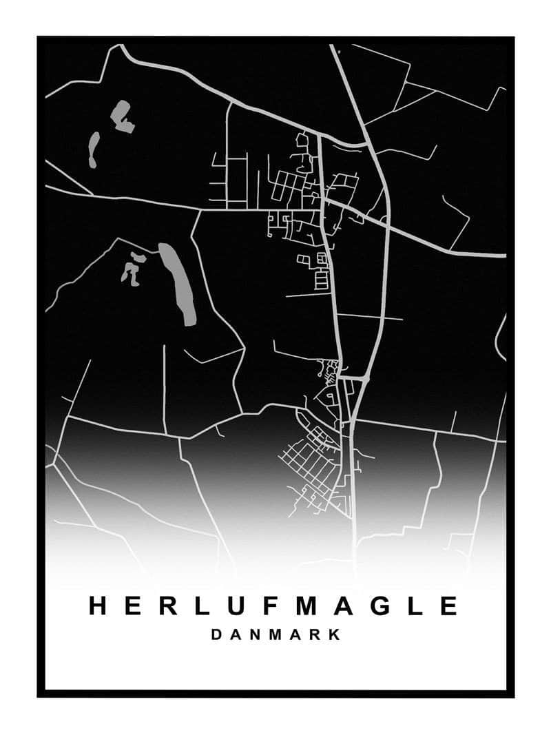 Herlufmagle Kortplakat – Udforsk Din Elskede By!