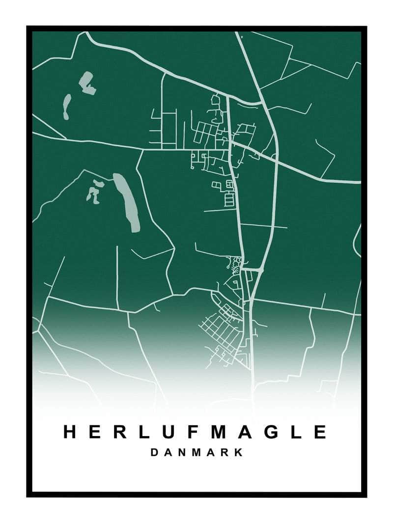 Herlufmagle Kortplakat – Udforsk Din Elskede By!