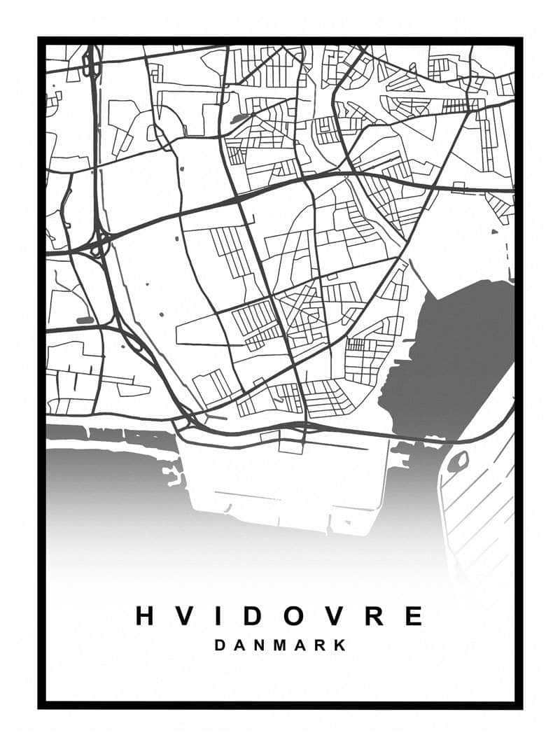Hvidovre Kortplakat – Gør dit hjem unikt!