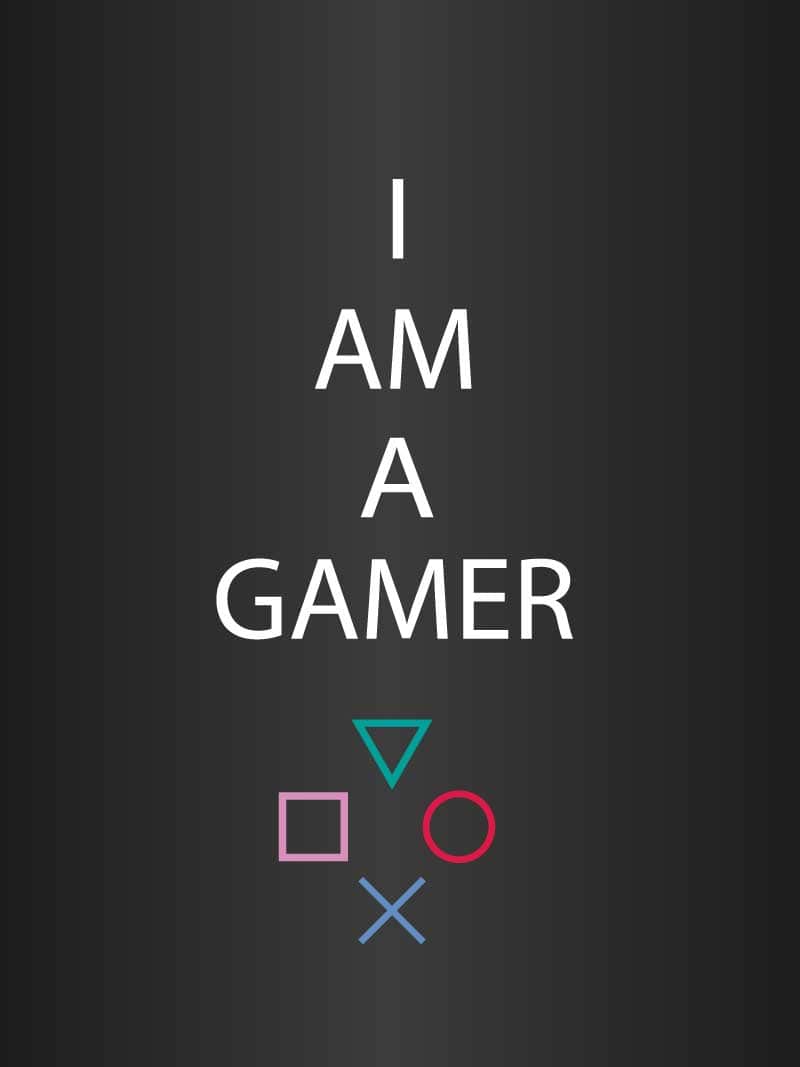 I Am A Gamer - Plakat til Gamere, Perfekt til Værelset