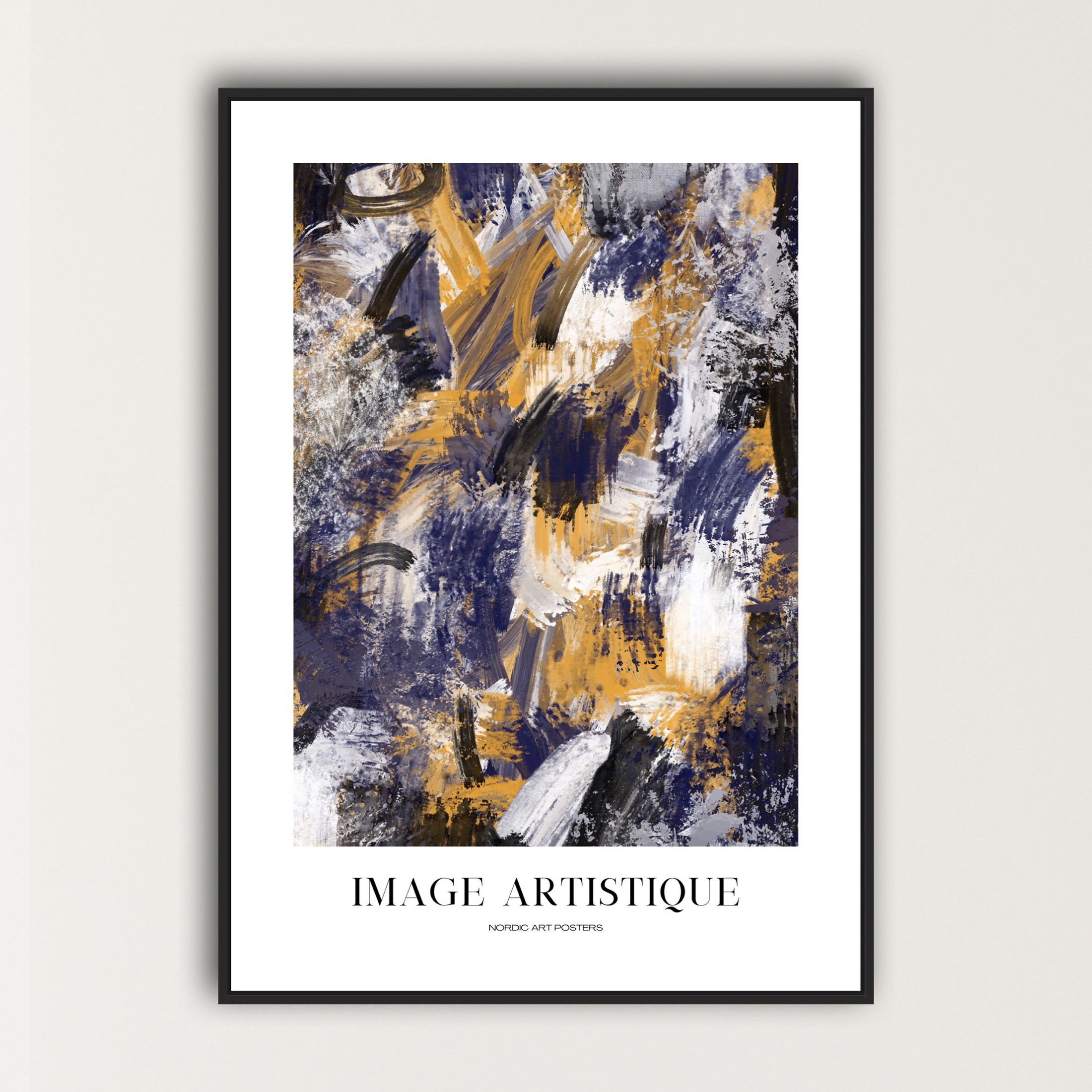 Stilfuld Abstrakt Plakat - Image Artistique No3 30x40 cm