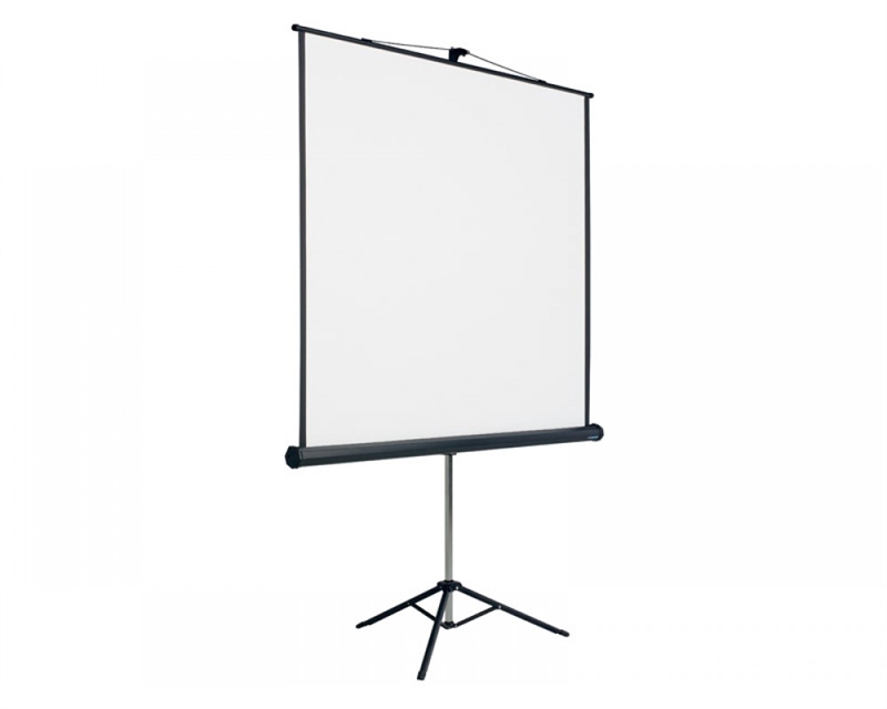 Mobilt lærred til projektor - 152x152 cm tilbud!