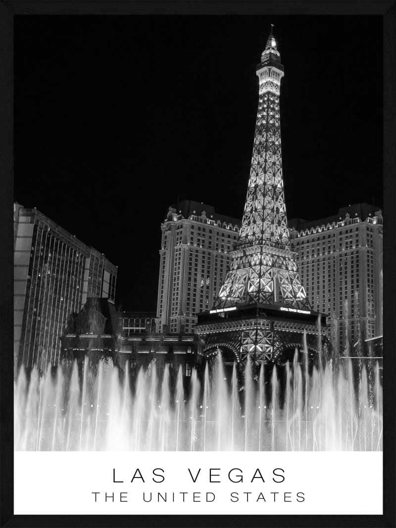 Las Vegas Plakat – Fantastisk udsigt over byen!