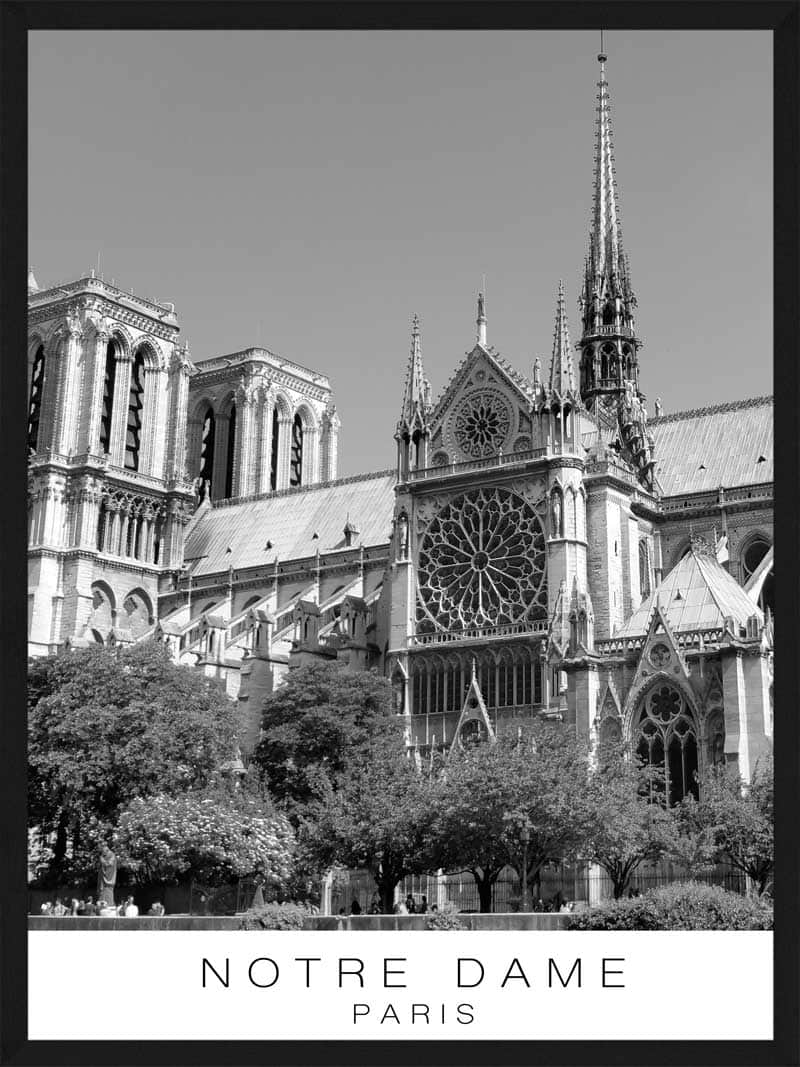 Notre Dame Plakat – Fængslende Skønhed fra Paris