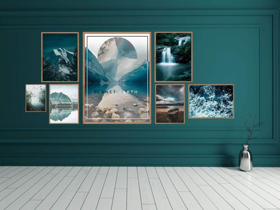 Petroleums Billedvæggen - Inspireret af Naturens Skønhed